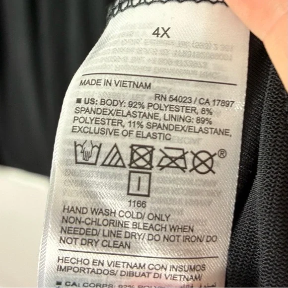 New Old Navy Waist-Defined Sleeveless Tie-Shoulder Smocked Mesh Mini Dress 4X - Picture 4 of 7